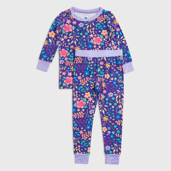 Orchid Gardens Two-Piece Long Sleeve Pajama Set