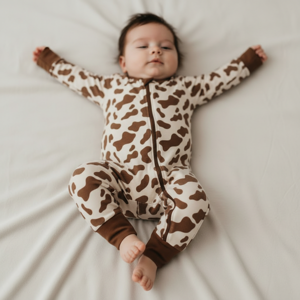 Brown Cow Bamboo Zippie