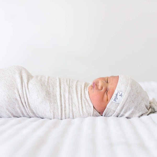 Knit Swaddle Blanket - Oat