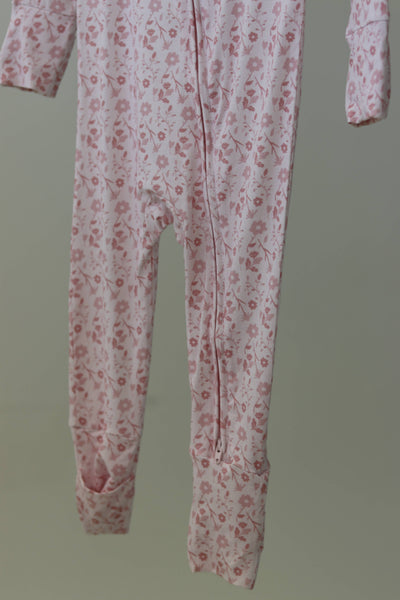 Pink Petal Zip Pajamas