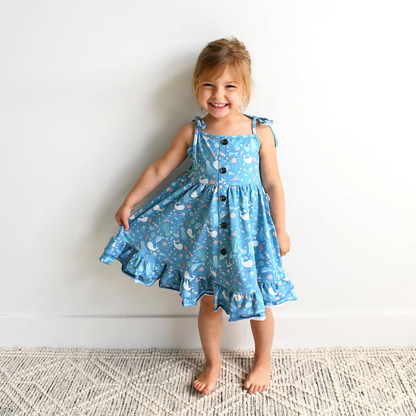 Girls Clothes Dress Tie Twirl Dress  Bree