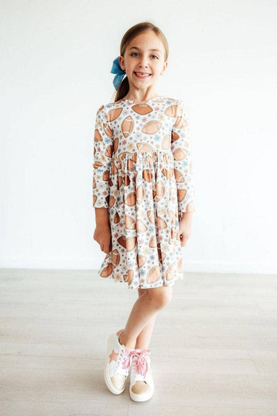 Football Friday L/S Pocket Twirl Dress