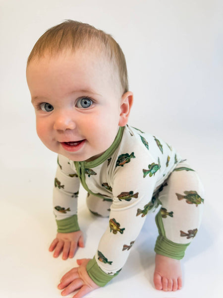 Lake Fish - Convertible Zip PJs