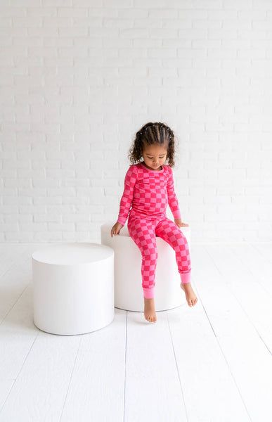 Taffy Checkers 2-Piece Pajama Set