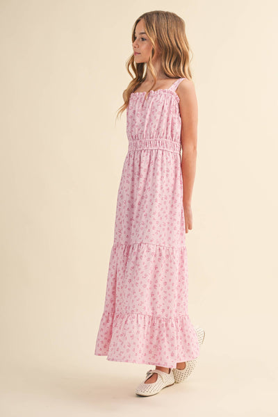 TWEEN GIRLS JULIETTE WAIST MAXI 42" DRESS (7-12)