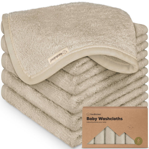 6-Pack Baby Wash Cloths