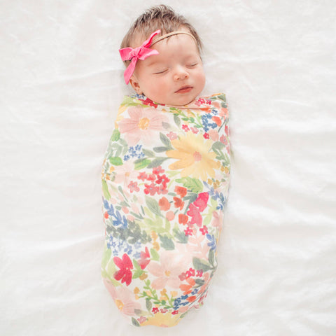 Knit Swaddle Blanket - Lark