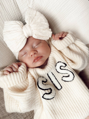 Sis Knit Sweater, Ivory