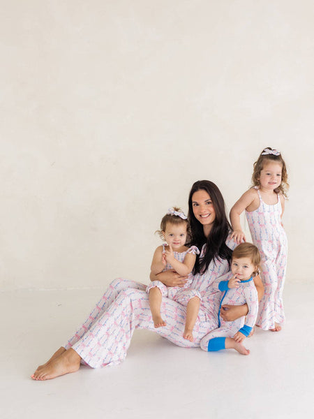 Layla Bow | Bamboo Bell Romper