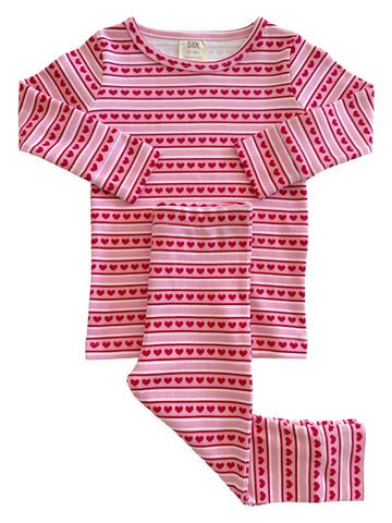 Valentine Stripe / Organic 2-Piece Set