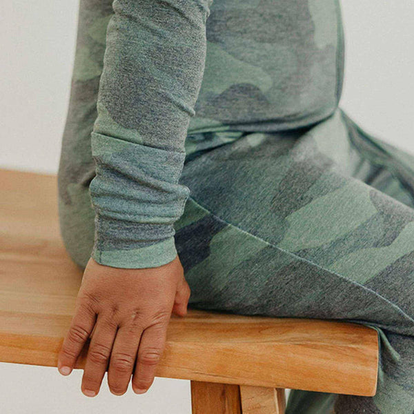 Zip-Up Footie Pajama - Hunter