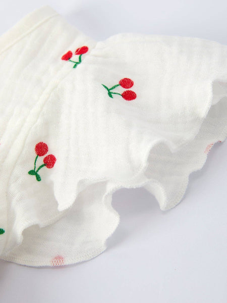 Baby Girl Cherry Romper