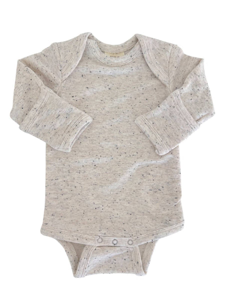 Dove Speckle / Long Sleeve Bodysuit