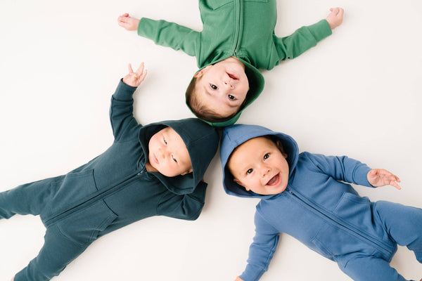 Lake Blue Hoodie Jumpsuit