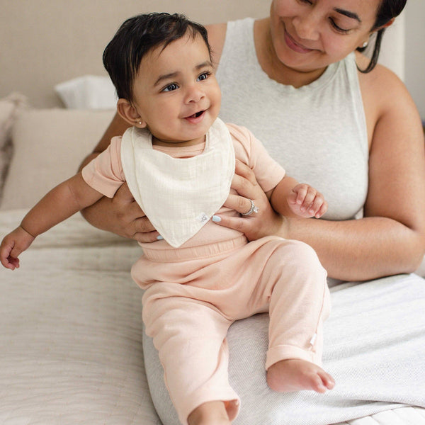 Pink Sand Organic Baby Bandana Bibs Pack of 3