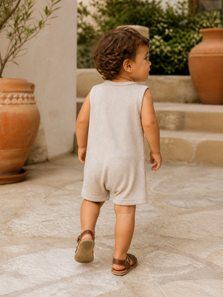 Tan Speckle / Ribbed Shortie