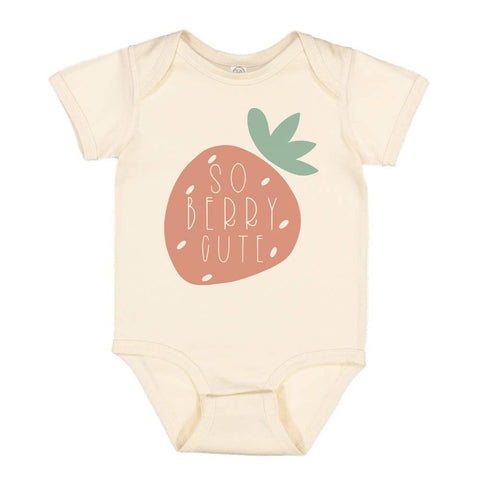 So Berry Cute Baby Bodysuit