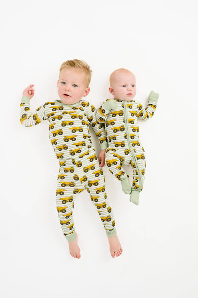 Dump Trucks Bamboo Set