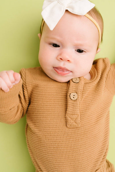 Toasted Almond Waffle Cozy Set