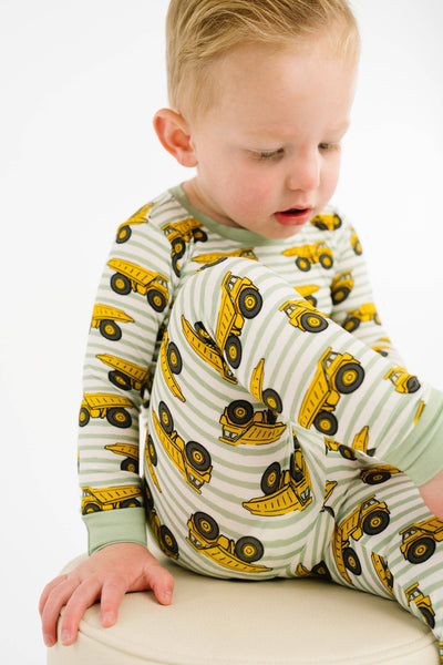 Dump Trucks Bamboo Set