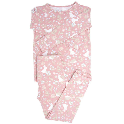 Big Kid Pajama - Woodland Bunny