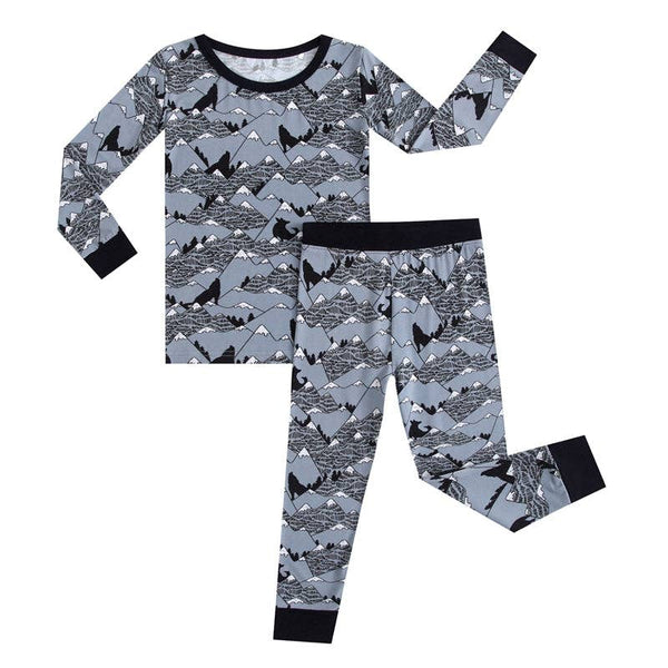 Howling Hills (Mountain) Long Sleeve PJ's Bamboo Sleepwear set