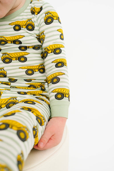 Dump Trucks Bamboo Set