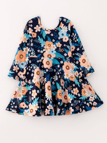 Blue Floral Dress