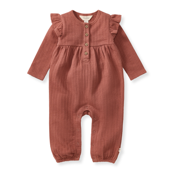 Dotted Rib Infant Jumpsuit
