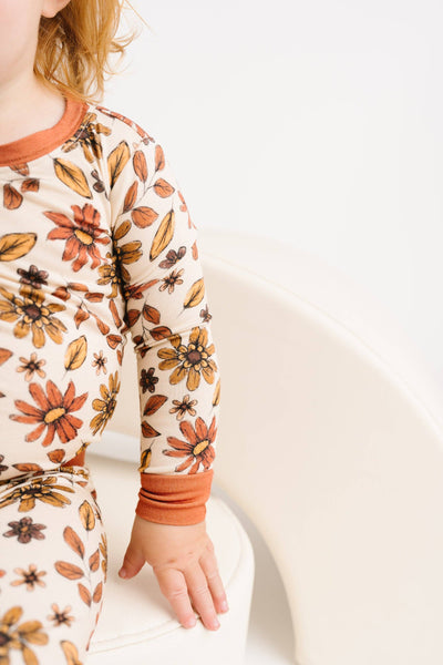 Cozy Fall Floral Bamboo Set