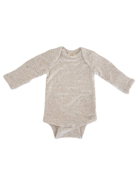 Dove Speckle / Long Sleeve Bodysuit