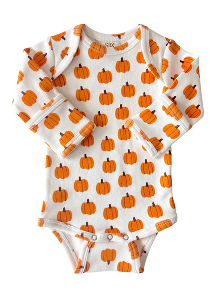 Pumpkin / Organic Long Sleeve Bodysuit