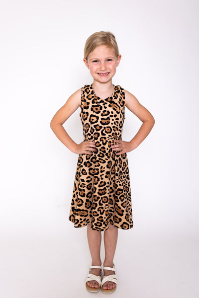 Latte Cheetah • Racerback Dress