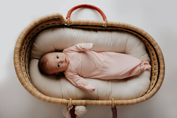 Heavenly Pink Newborn Knotted Baby Gown