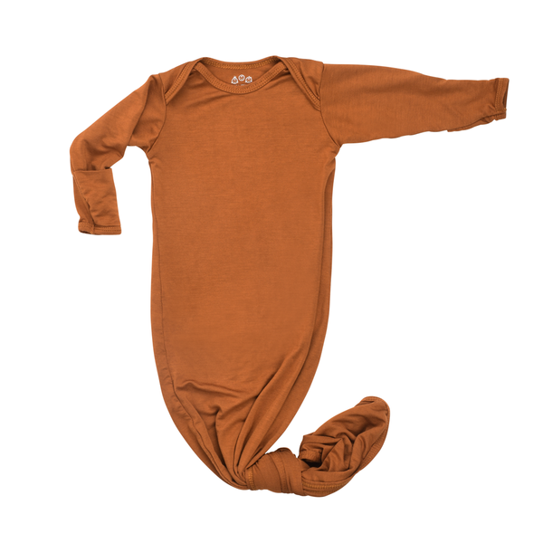 Saddle Knotted Newborn Baby Gown