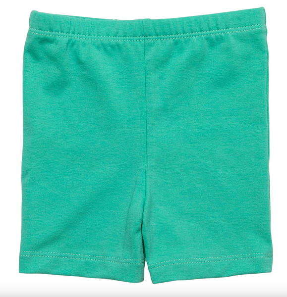Tropical Green Twirl Shorts