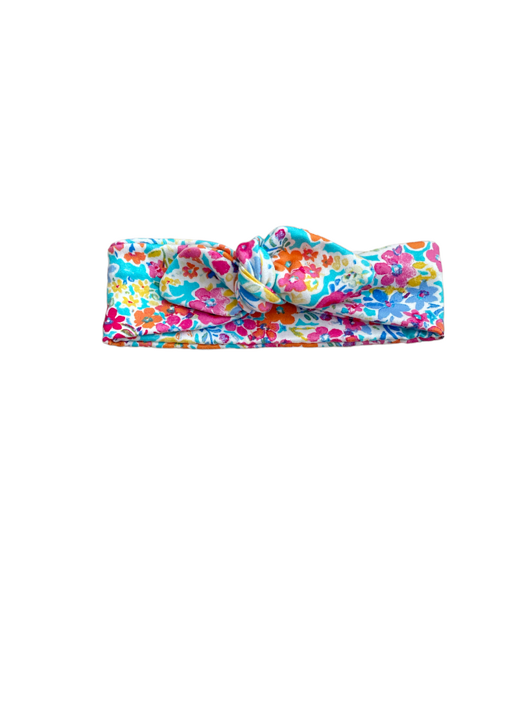 Knot bow headband - Summer Floral