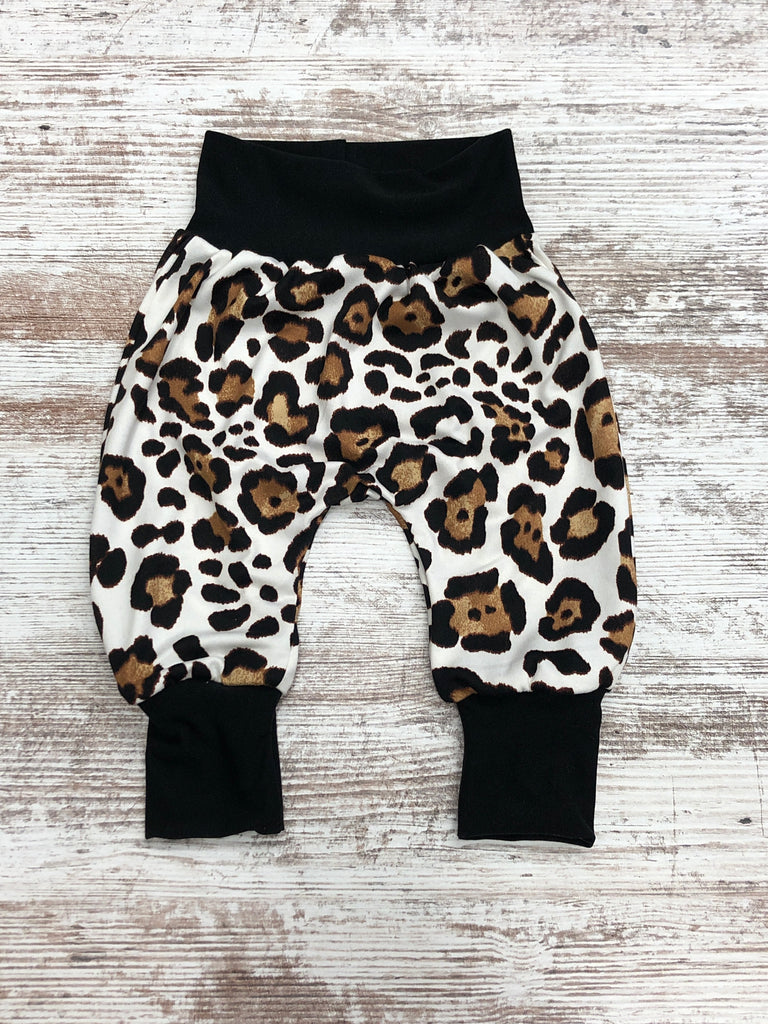 Ivory Cheetah Harem Pants