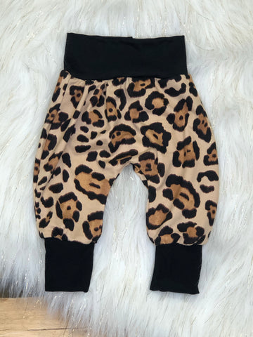Latte Cheetah Harem Pants
