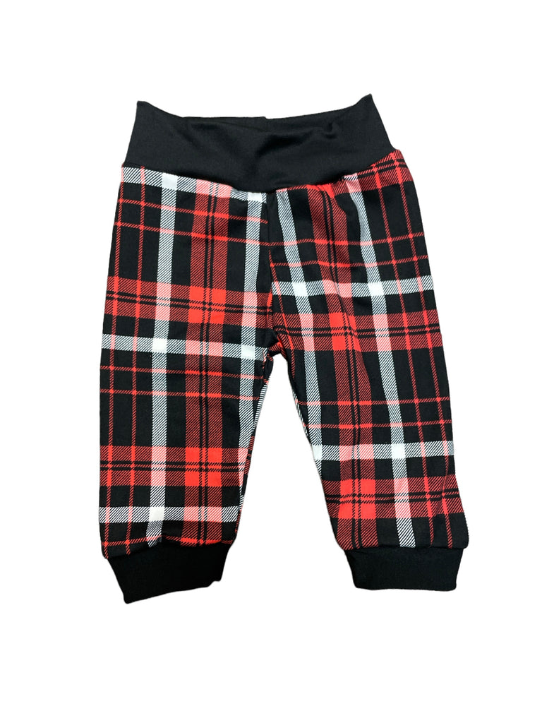 Red/Black Plaid • Infant/Toddler Joggers
