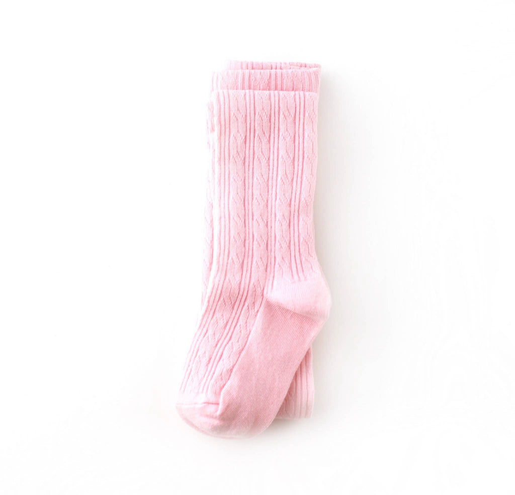 Cotton Candy Cable Knit Tights