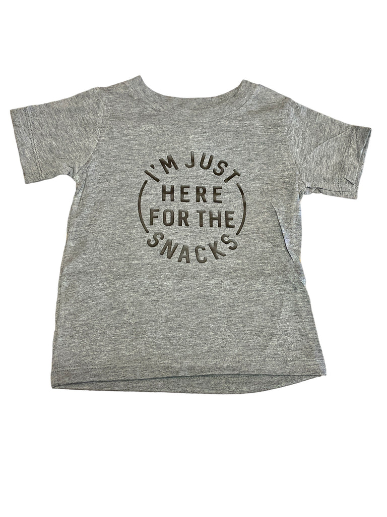 Just here for the snacks • infant/toddler tee