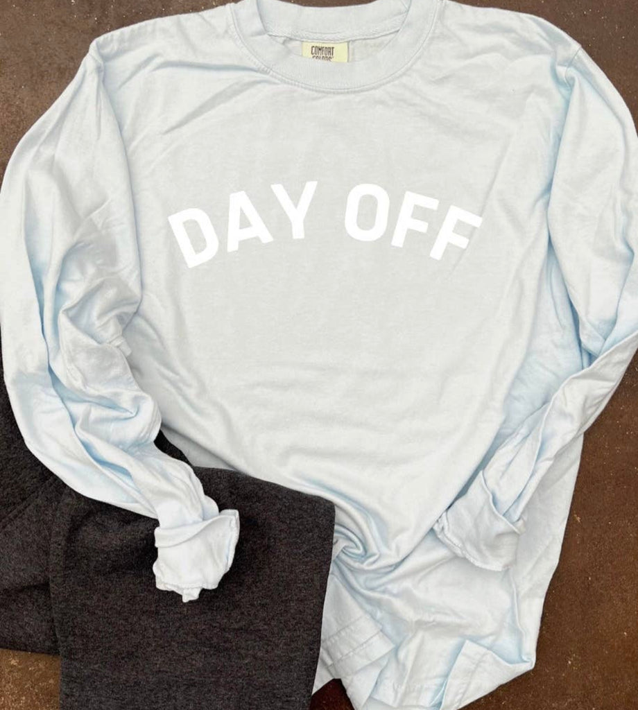 Day Off • Adult Graphic Long Sleeve Tee
