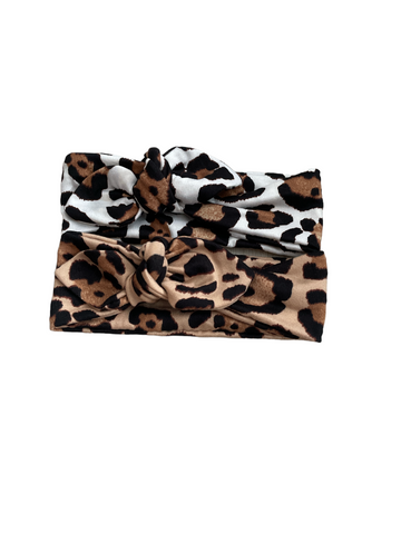 Knot bow headband - Cheetah