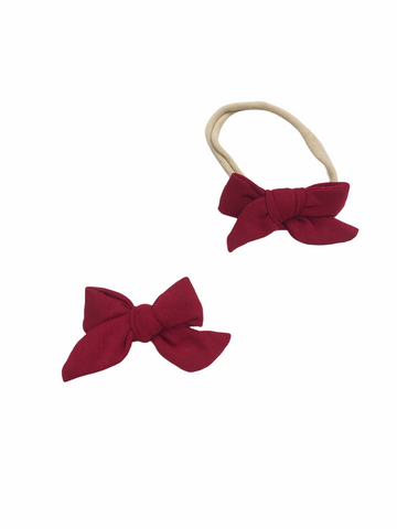 Sailor Bow - Rose Red