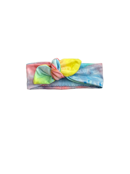 Knot bow headband - Tie Dye