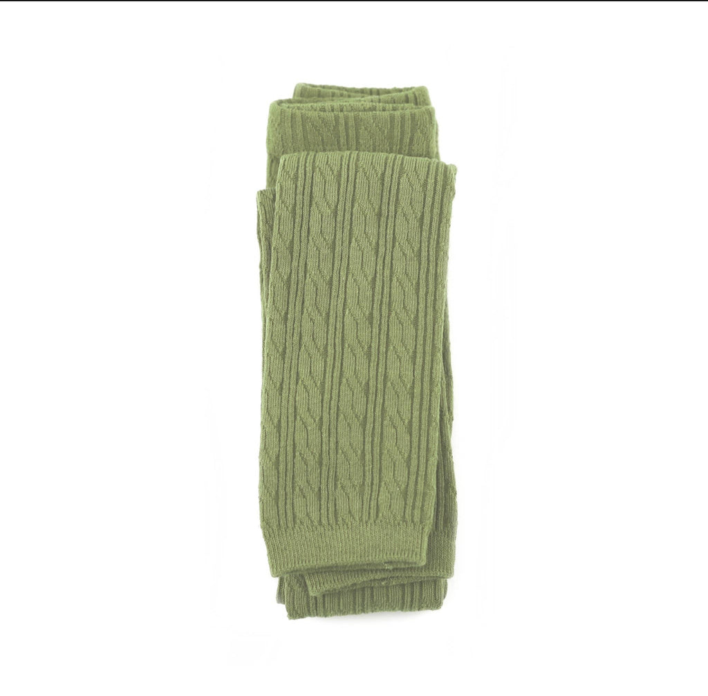 Basil Cable Knit •Footless• Tights