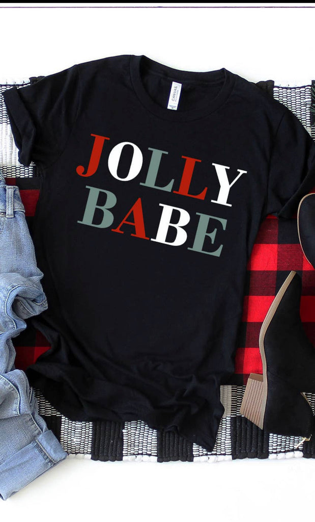 Jolly Babe - Adult - Christmas - Graphic Tee